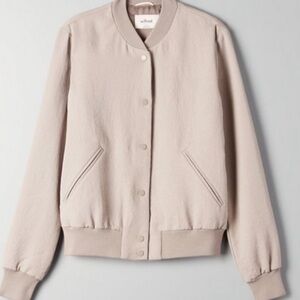 Wilfred textured bomber